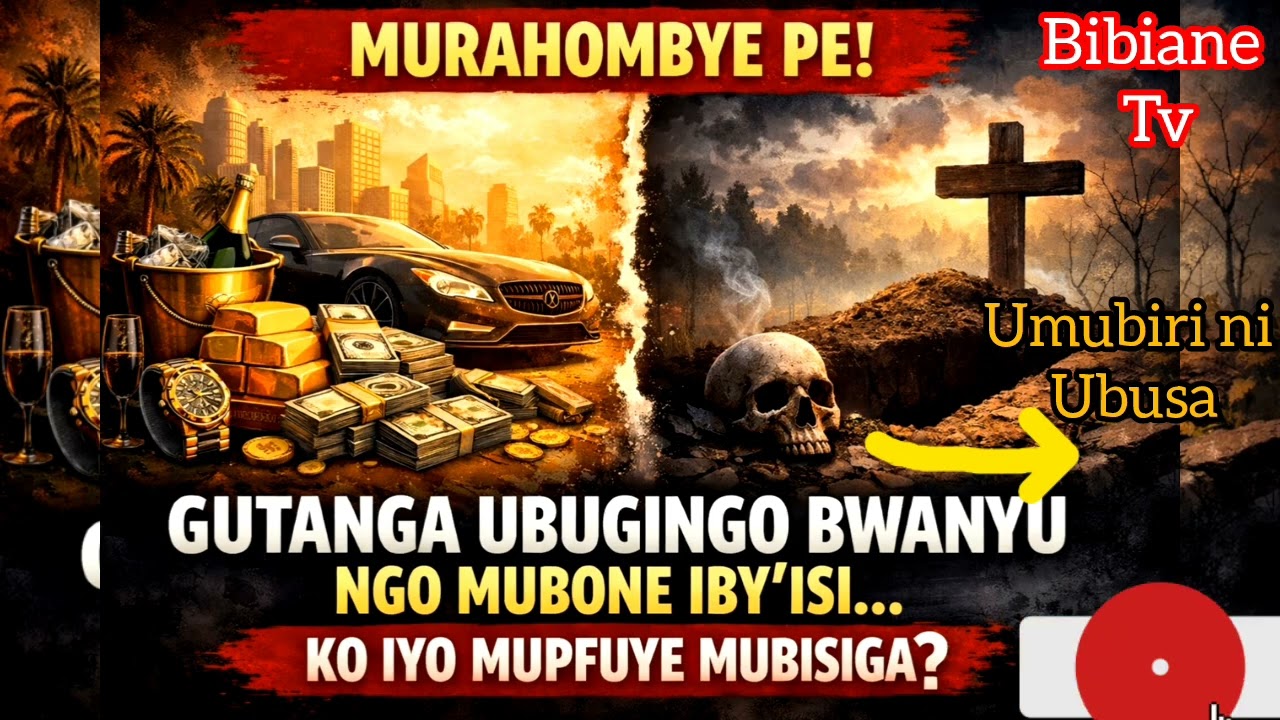 Mureke gutanga ubugingo bwanyu ho ingurane y'ibyisi kandi nubundi muzapfa mukabisiga!Byose ni ubusa!