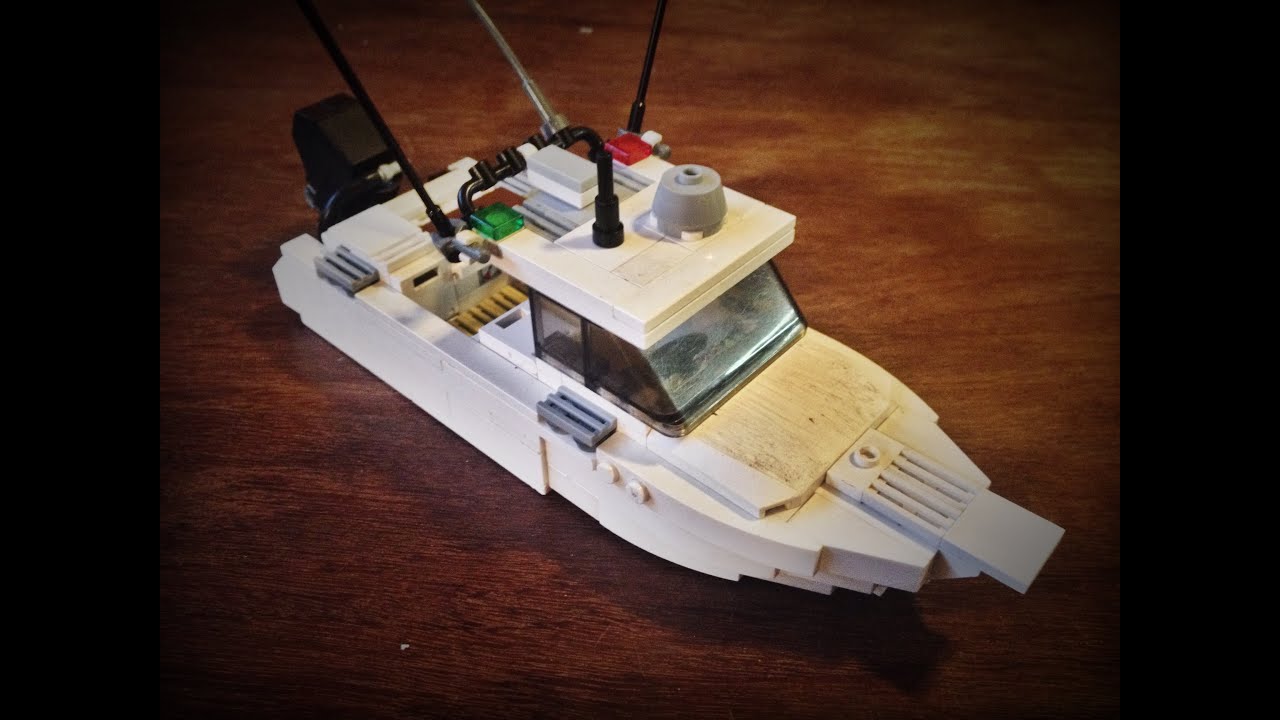 Lego City Fishing Boat MOC - YouTube