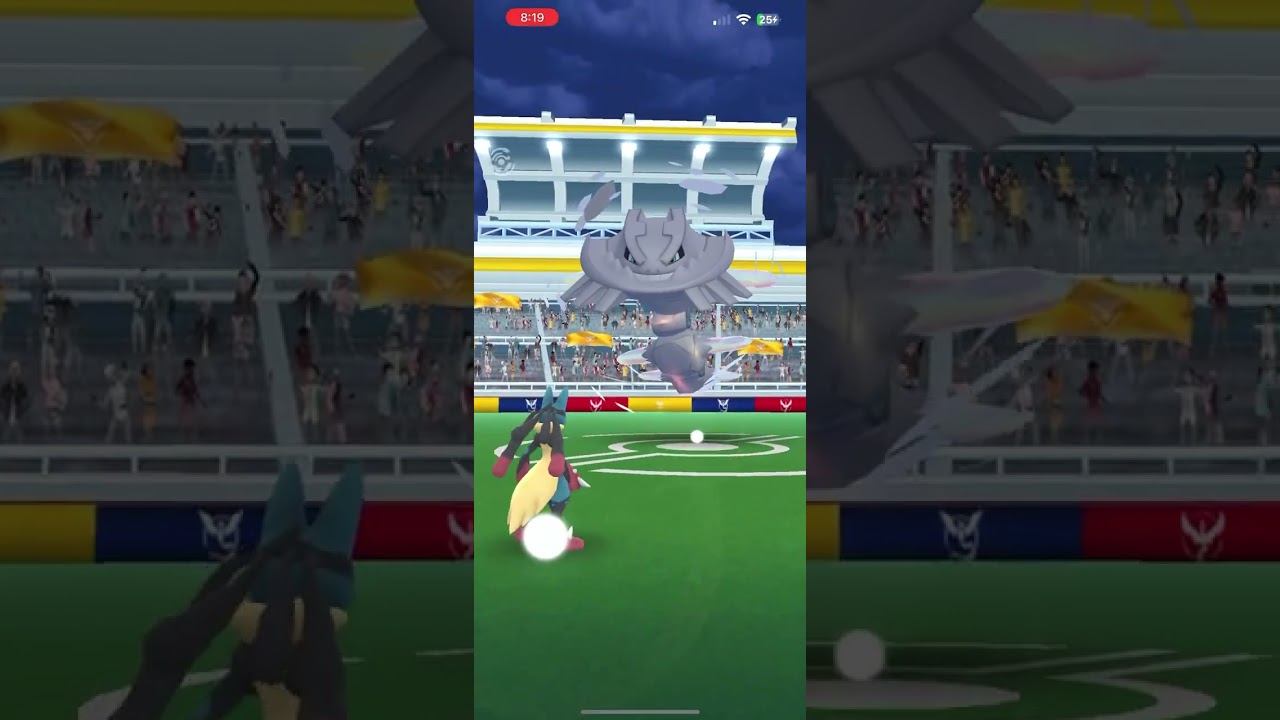 Mega Steelix Solo 🗡️, Dragon Tail/Breaking Swipe, Cloudy, Mega Lucario Only