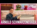 Arnold Schwarzenegger Gives Elmo &amp; Oscar The Grouch Fitness Tips