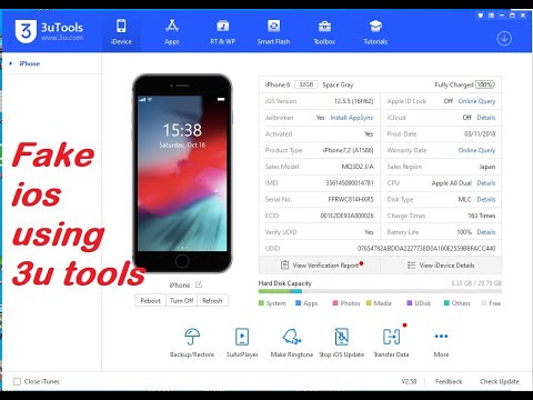 Video iPhone6 fake iOS using 3u tools - youtube