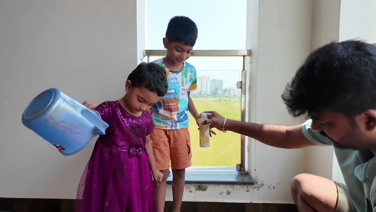 50 Days Old Puppy First Bath 🐶🛁 | Cute Reactions | Tamil Vlog