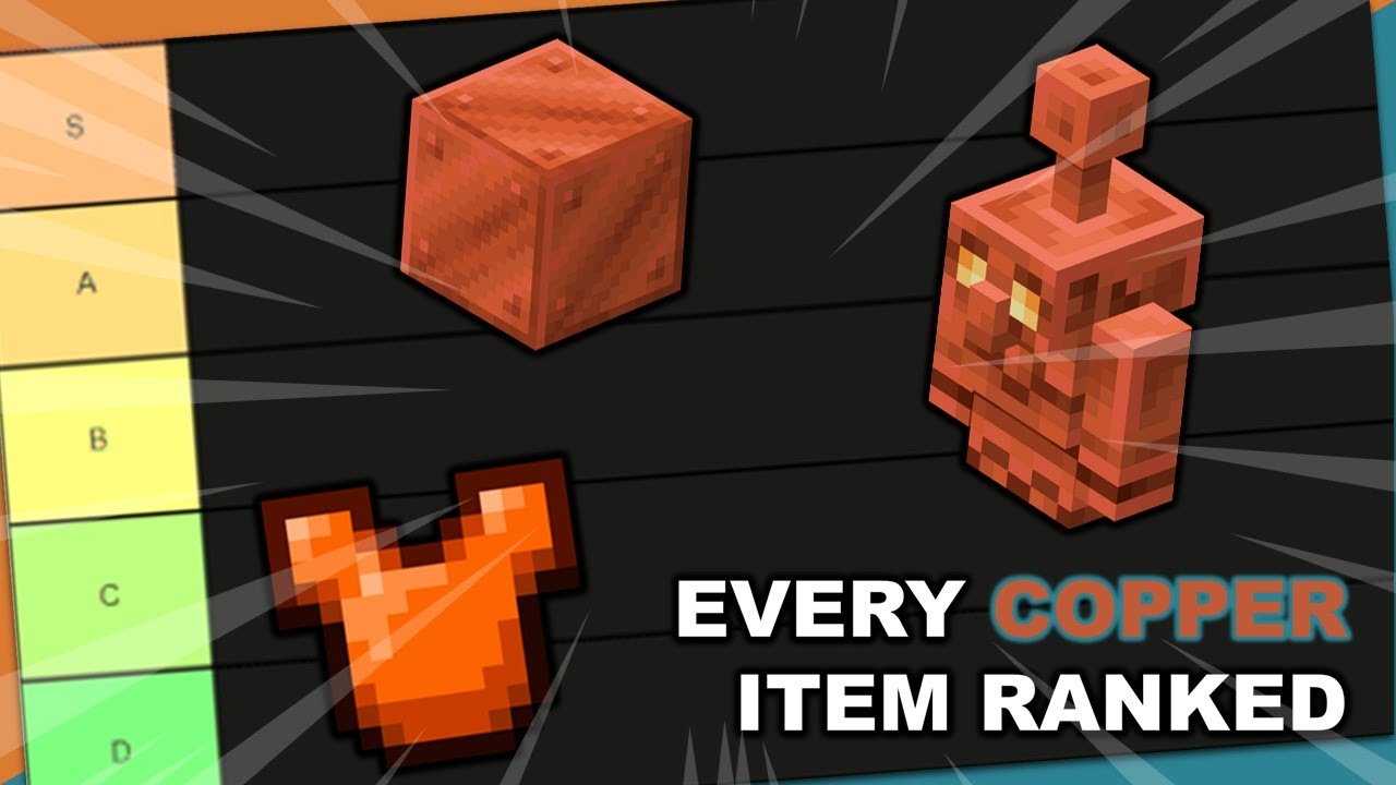 I Ranked EVERY COPPER ITEM In Minecraft - YouTube