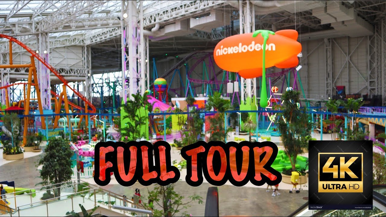 Tour of the Largest Indoor Theme Park in America - American Dream mall ...