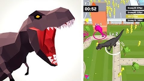 Dinosaur Rampage (by Geisha Tokyo, Inc.) - Android Gameplay FHD