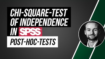 Post-hoc tests for Chi Square test of Independence in SPSS