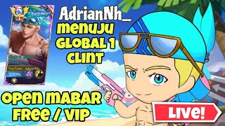 LIVE PUSH GLOBAL 1 CLINT - Mobile Legends