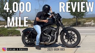 2021 Harley Davidson Iron 883 4000 Mile Review