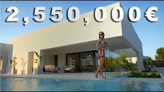 Touring a €2,500,000 LUXURY brand new villa in Costa Blanca, Spain!!