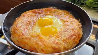 Only 2 Potato \& 1 egg | Simple Healthy Breakfast  | Potato Egg Recipe