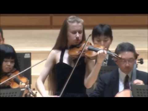 Kristine Balanas performs Mozart violin concerto No.1 in B flat major K.207