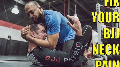 How to fix BJJ NECK PAIN: Getting Stacked Going For a Triangle