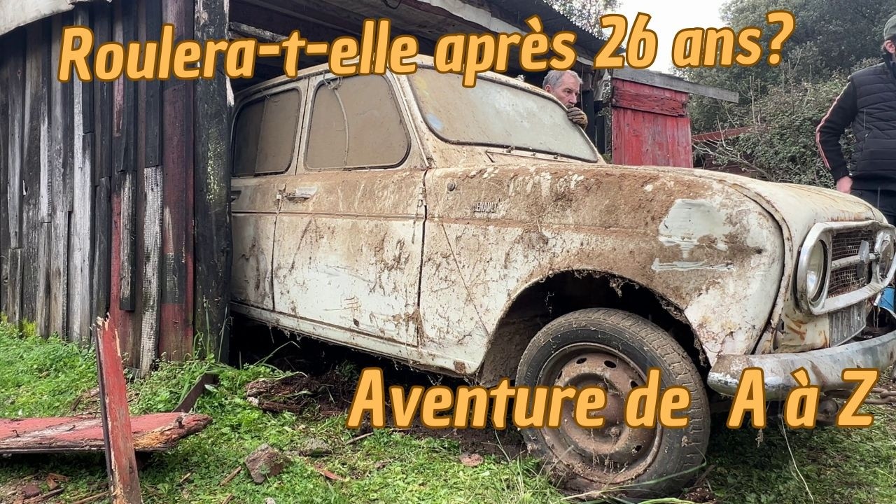 Mission Impossible ? Faire ROULER une Épave de Renault 4 Après 26 Ans d'abandon !