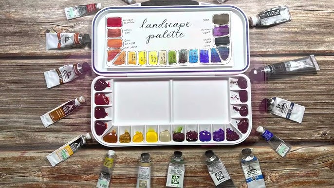 Watercolor Palette Tour HUGE 55 well Mijello 