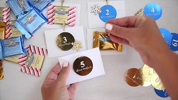 DIY Advent Calendar with Ghirardelli