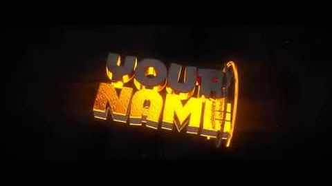 Colourful Sync Intro Template Blender YOUR NAME