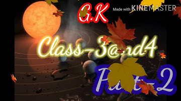 G.K (Topic-$olar system) Class3@nd4 with Shreya Ojha