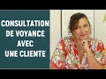 Consultation de voyance en direct avec une cliente