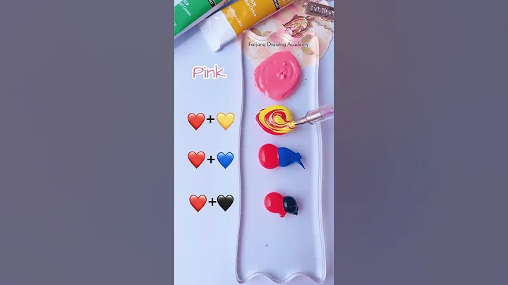 Let's make new colors -Part 1 || Colors mixing with Red color #youtubeshorts #art #satisfying #color - DayDayNews
