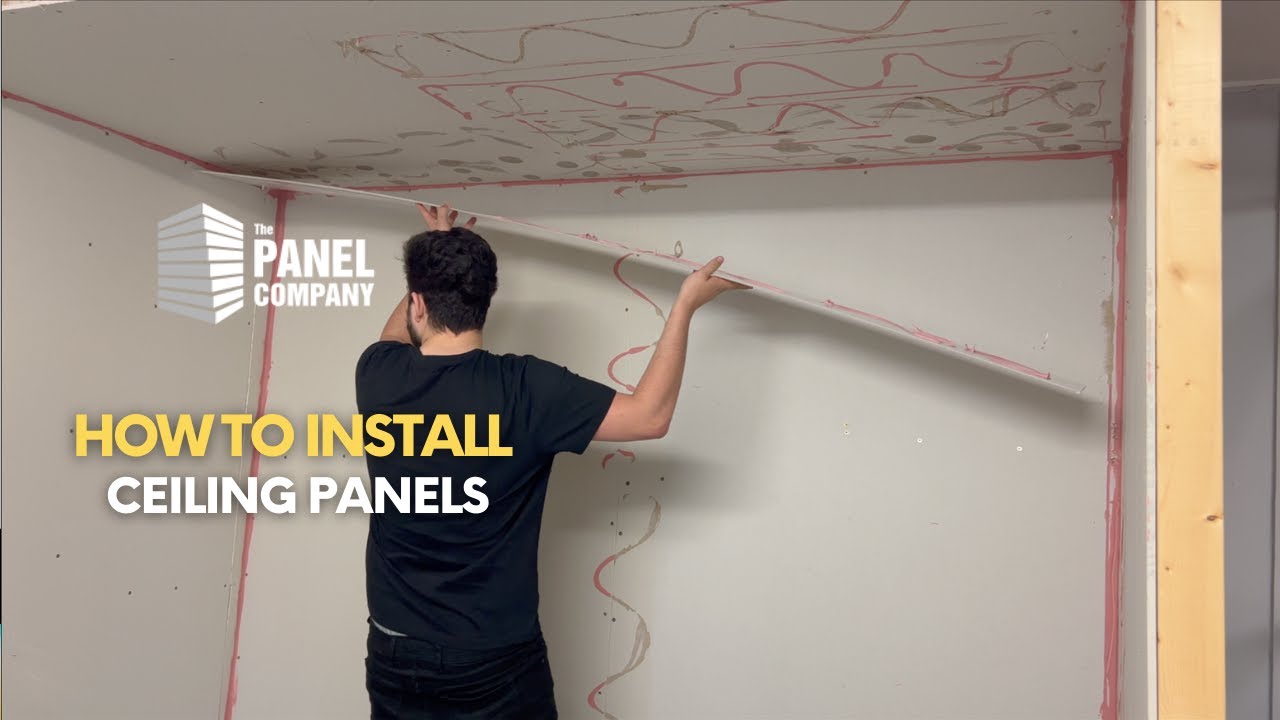 How To Install Ceiling Panels The