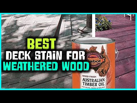 वीडियो: क्या अपक्षयित लकड़ी पर दाग लग सकते हैं?