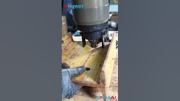 Máy đột lỗ thủy lực Unifast – Gọn nhẹ, đột thép I tại chỗ dễ dàng – Cơ Khí Ai, Say Hi mỗi ngày!