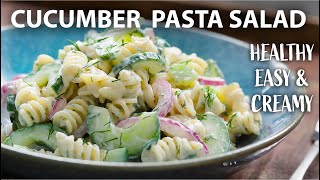 Receta e sallatës me makarona me kastravec me salcë sallatë të lehtë
