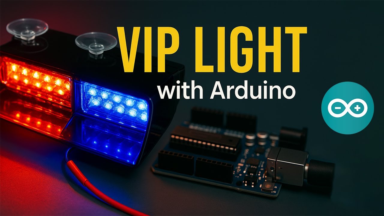 VIP Light With Aduino | Police Light - YouTube