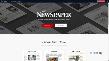 The Newspaper - News Magazine Editorial WordPress Theme        | Free