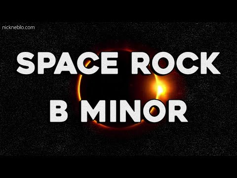 Space Rock Ballad Guitar Backing Track B Minor