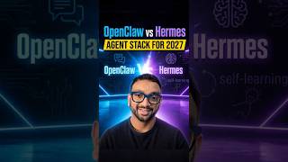 OpenClaw vs Hermes: The Agent Stack for 2027 #Shorts