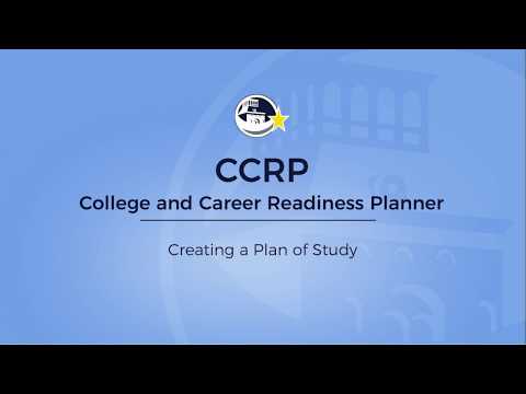 CCRP Creating a Plan of Study