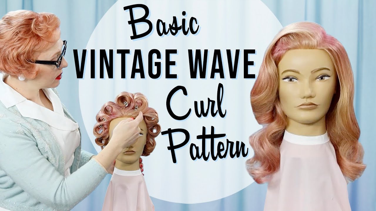 Basic Vintage Waves Barrel Curl Tutorial with Brush Out