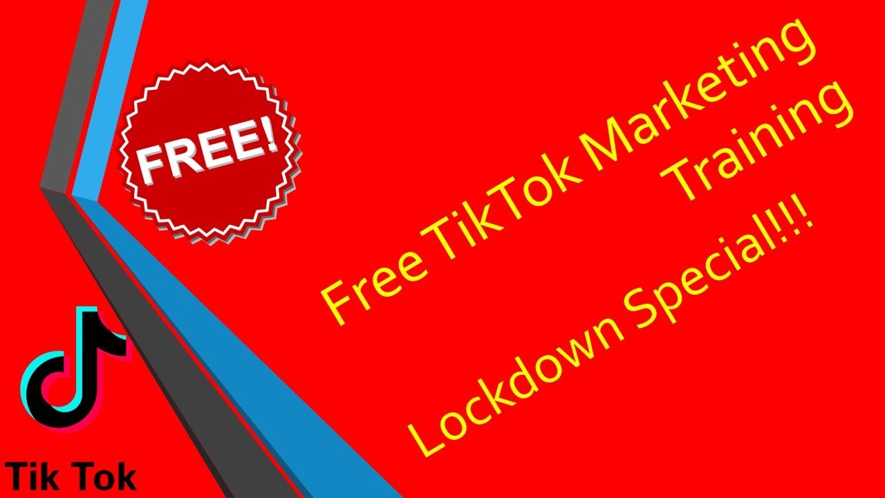 TikTok Marketing - Free Training - Covid-19 special - YouTube