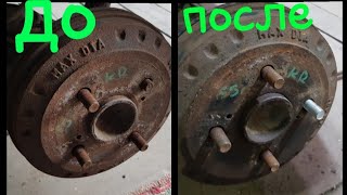 Замена Шпильки Ступицы Замена Поврежденной Колесной Шпильки Toyota Passo