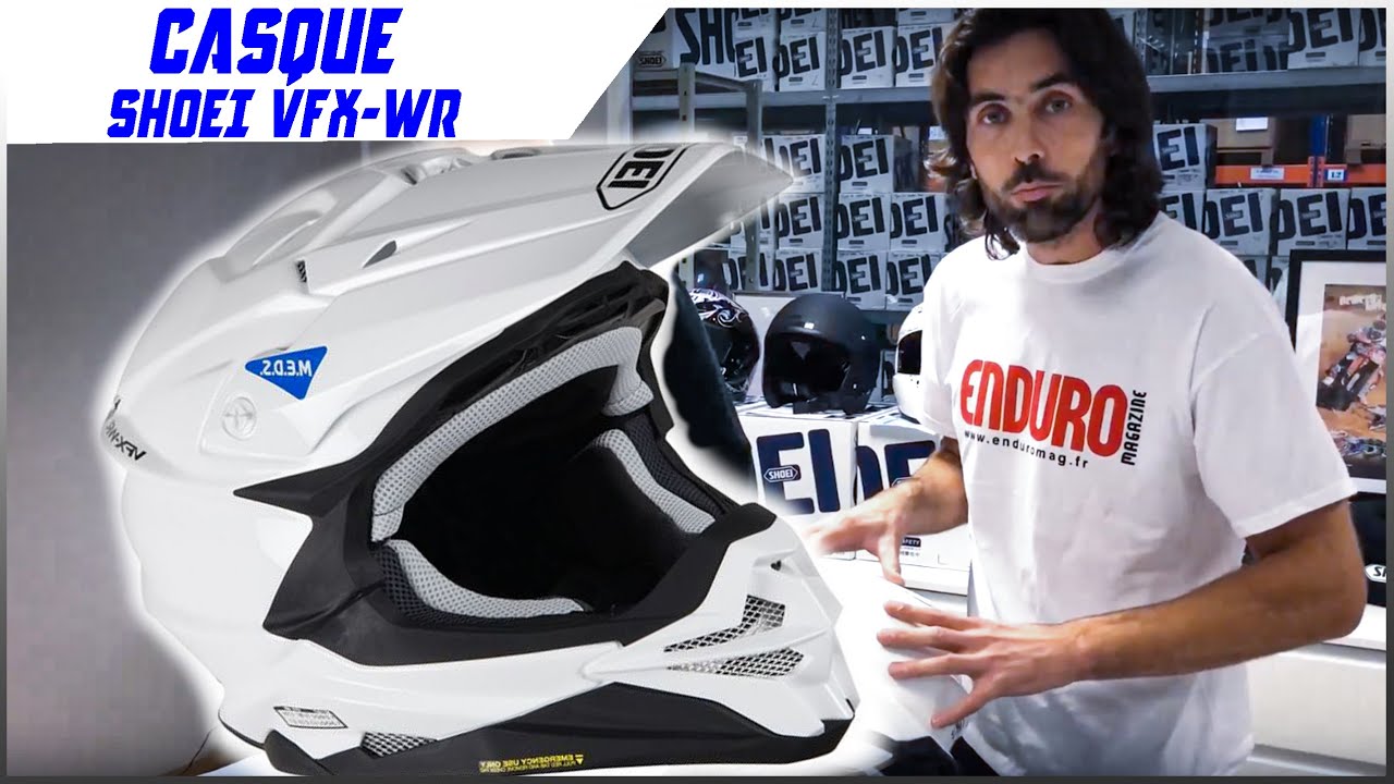 Enduro Mag Tv Présentation Du Nouveau Casque Shoei Vfx Wr Youtube