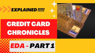 Credit Card Chronicles - An EDA Investigation (part-1) #datascience #python #datascientist