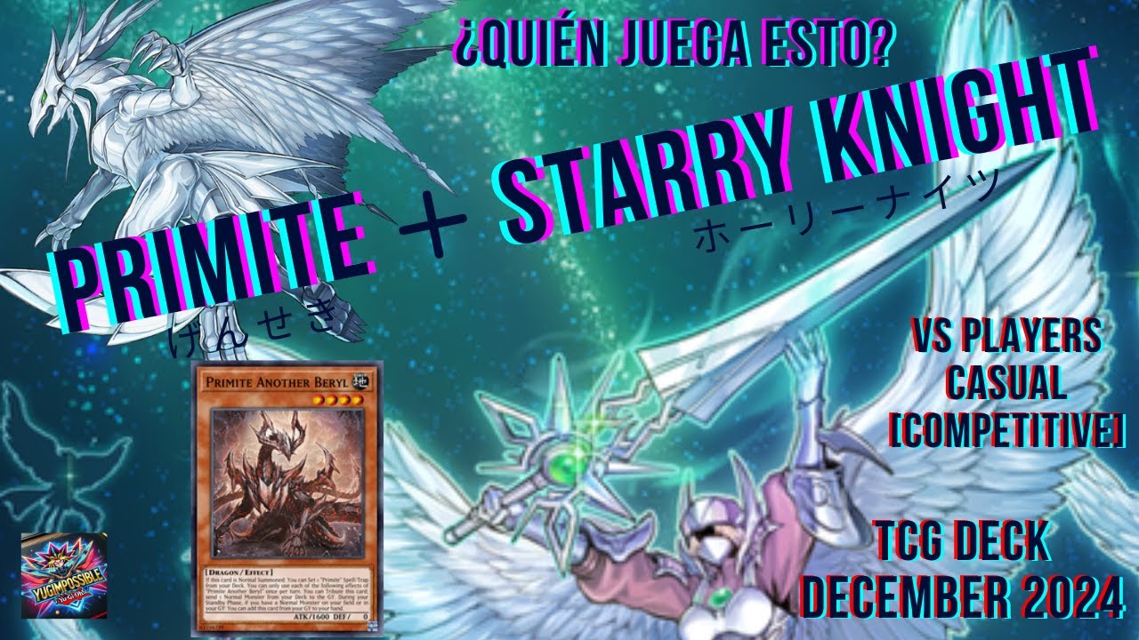 Primite + Starry Knight | Replays + Recipe | Bystial Control | TCG 2024 Yugioh 