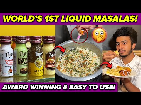 💥Ready to Mix Liquid Masalas for Biryani & Cooking!!🤯 - Tiger Foods | Idris Explores
