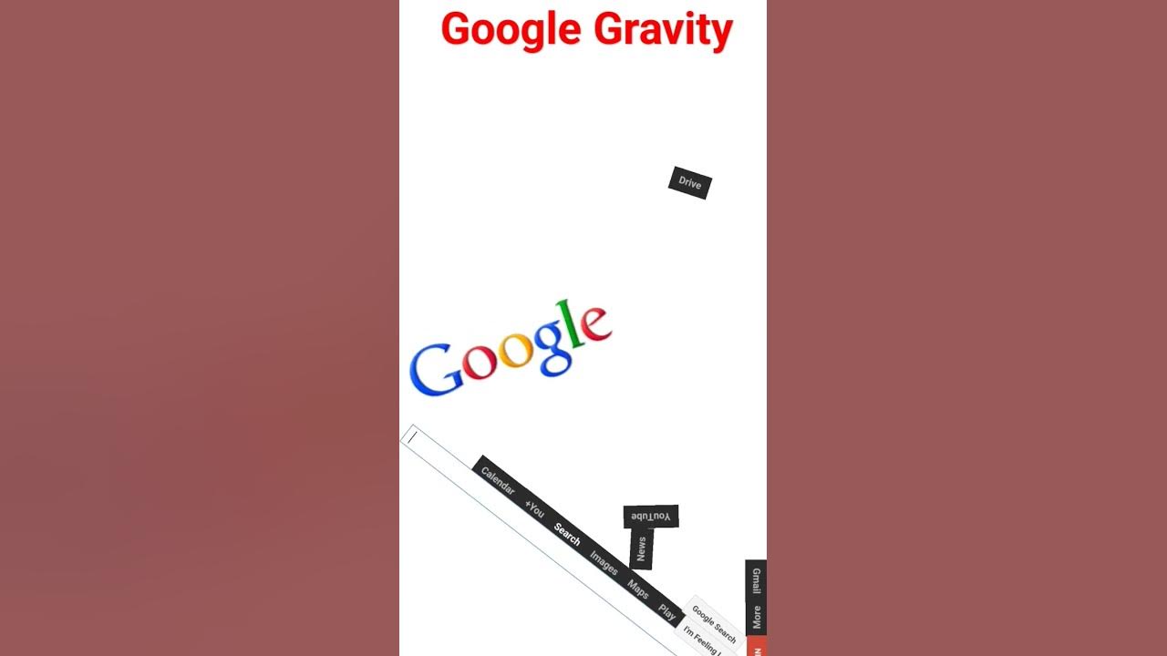 Google Gravity YouTube