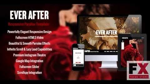 Preview Ever After - Responsive Parallax One-Page Template T