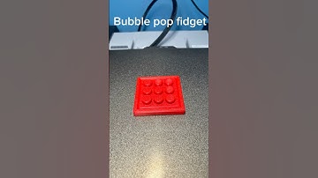 Bubble pop fidget #a1 #bambulab #3dprinting #bambulaba1 #red