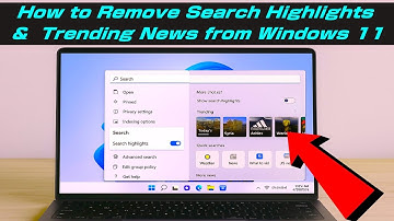 How To Disable Search Highlights and Trending Searches In Windows 11 ✅