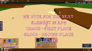 [New Chaos Element!] Elemental Battlegrounds - Testing Standard (Roblox) - HD Mode (menu settings)