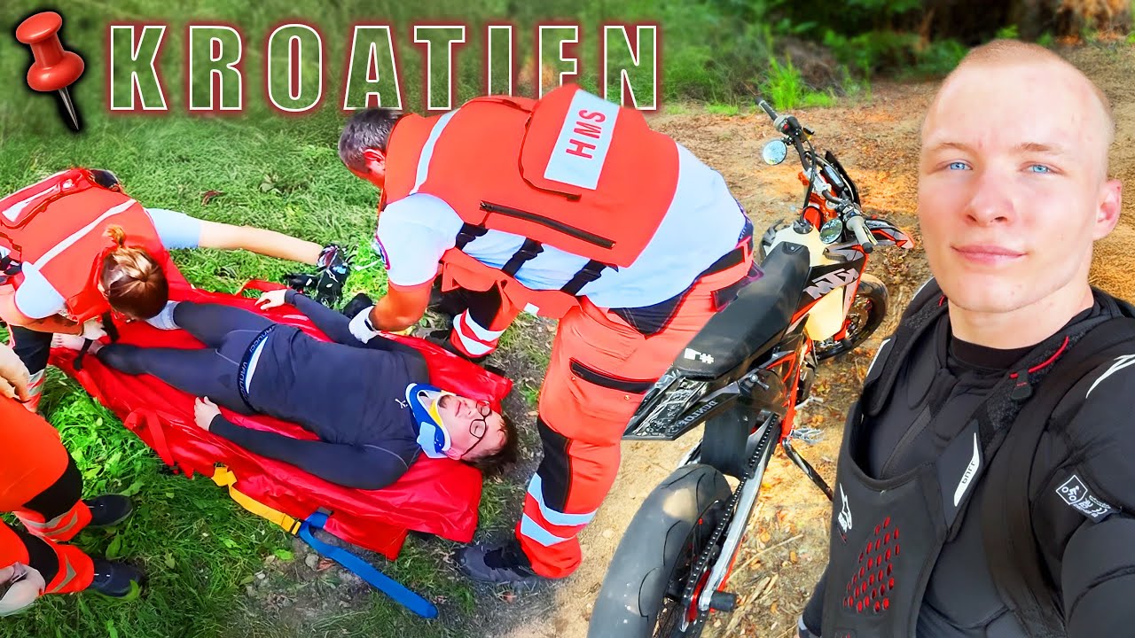Unfall-Drama am 1. Tag! Polizei gegen uns? – Stillegung & Knast? | Kroatien SUMO 2025