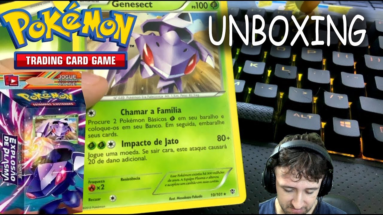 UNBOXING Deck Genesect, Limpeza da Mente (EXPLOSÃO DE PLASMA