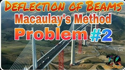 Slope & Deflection of beams in Hindi Problem #2.. (Macaulay