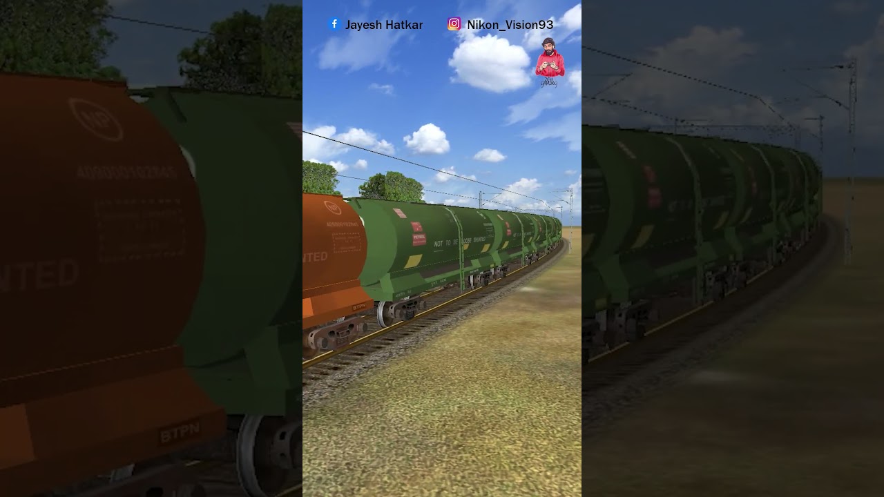 1st Freight train Cross To Memu I jsh gaming I msts