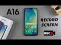 How To Screen Record On Samsung Galaxy A16