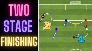 Two Stage Finishing | Lay Off & Cross | Football/Soccer